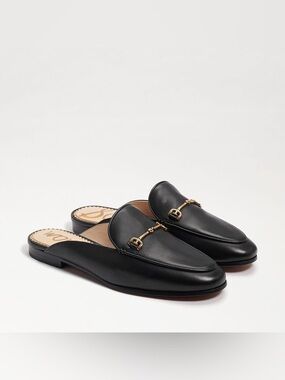 Sam Edelman Black Leather Linnie Bit Mule Size 8.5